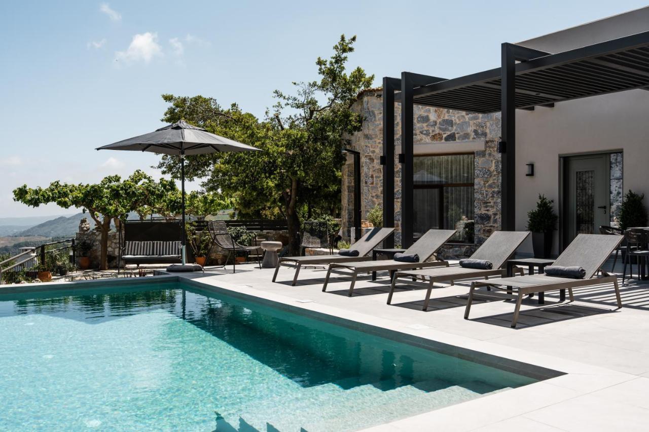 Eumelia Iconic Villa, With Heated Pool & Whirlpool, By Thinkvilla Asi Gonia Экстерьер фото