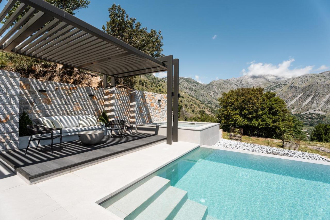 Eumelia Iconic Villa, With Heated Pool & Whirlpool, By Thinkvilla Asi Gonia Экстерьер фото